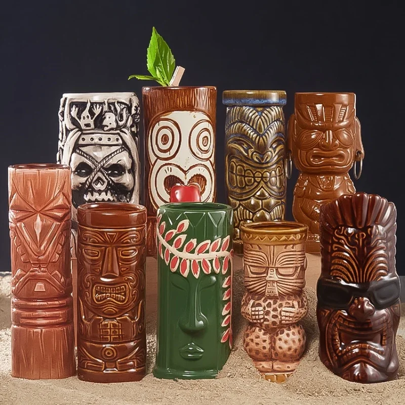 Wine Beer Cocktail - Tasse Tiki hawaïenne de 60 types,