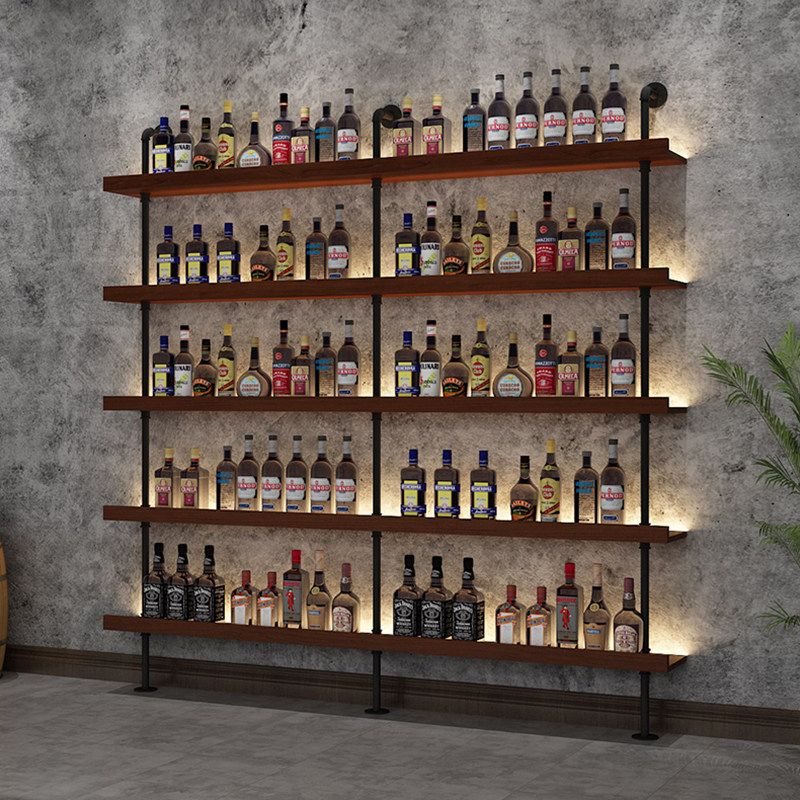 Wine Beer Restaurant - Bar vin rouge support de sol