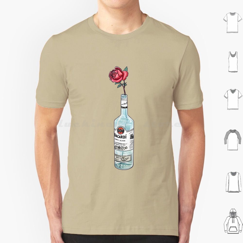 Beer Wine Gin - T-shirt en coton 6XL avec motif