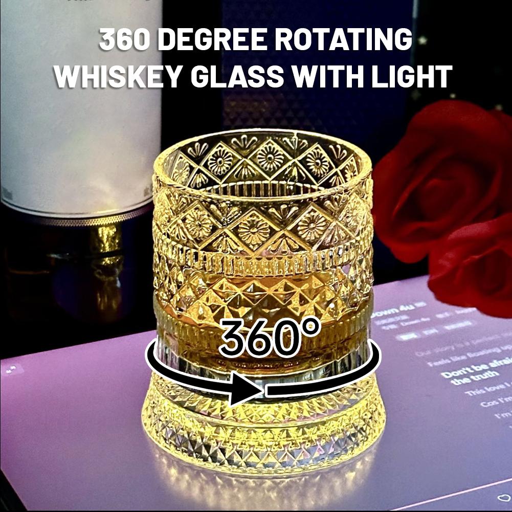 Wine Beer Cocktail - Verre à whisky rotatif créatif en