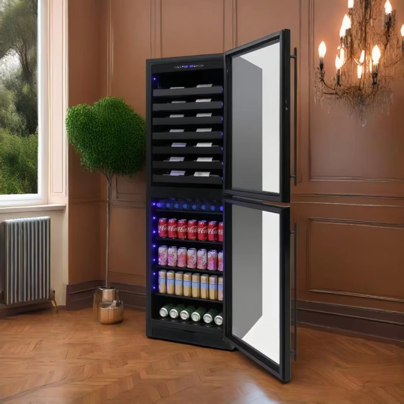 Wine Beer Dual Zone - Réfrigérateur à boissons électrique intelligent de