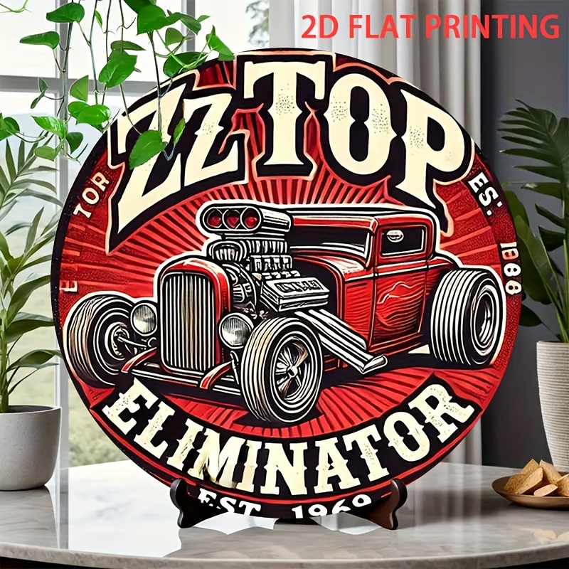 Wine Tag Label - 2D plat, 1 pièce ZZ Top
