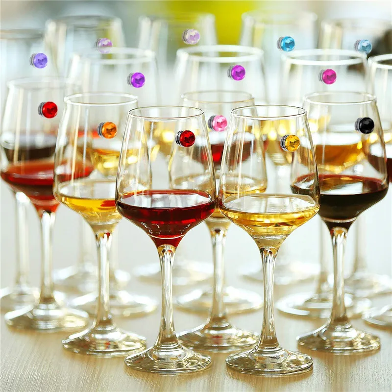 Wine Beer Refrigerator - Breloques magnétiques en cristal pour décoration