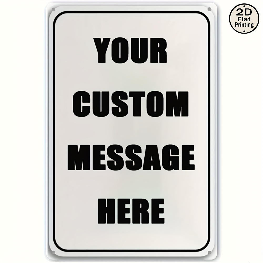 Wine Tag Label - Plaque murale en métal personnalisée avec