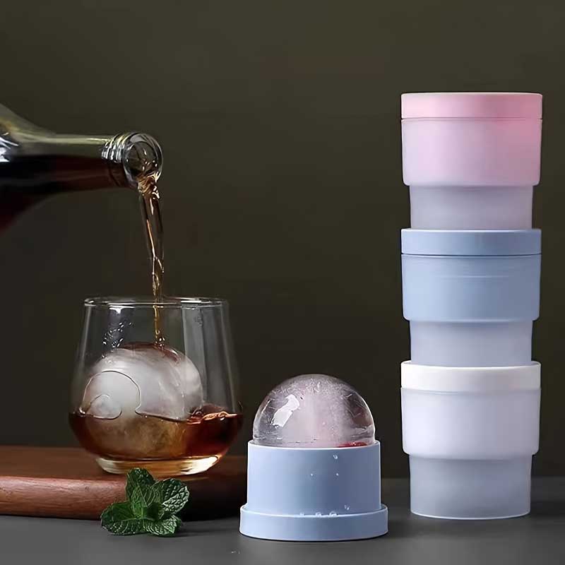Lot de 3 moules à glaçons rond - Wine Beer Refrigerator avis et prix