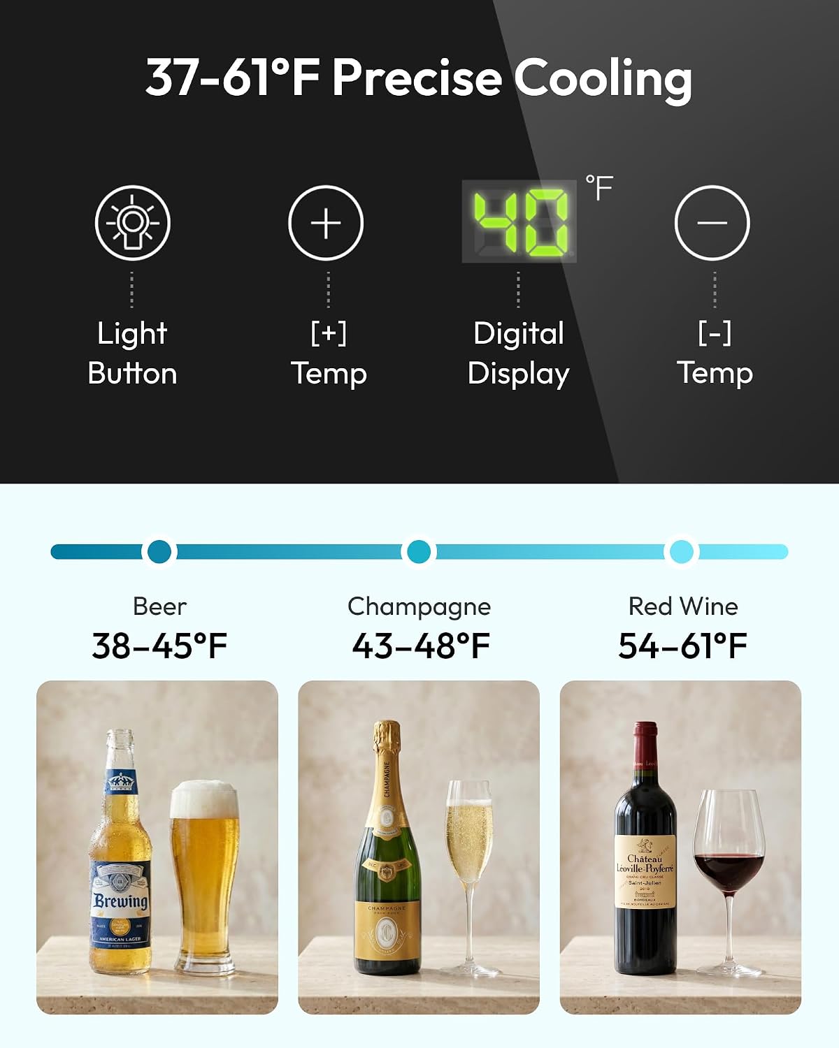 Réfrigérateur à boissons 125 c - Wine Beer Fridge avis et prix