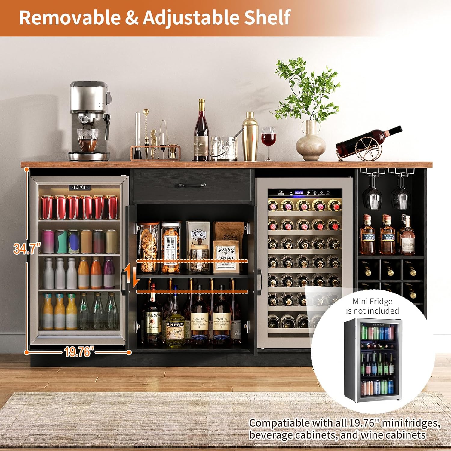 Armoire de bar à café de 78,74 - Wine Beer Refrigerator avis et prix