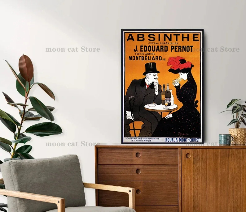 Affiche sur toile de vin franç - Beer Wine Gin avis et prix