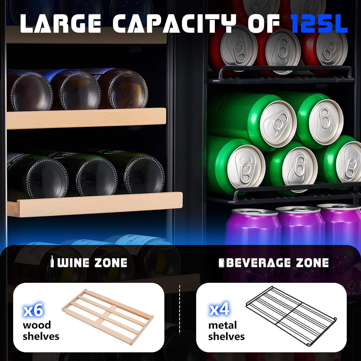 Réfrigérateur à boissons, réfr - Wine Beer Dual Zone avis et prix