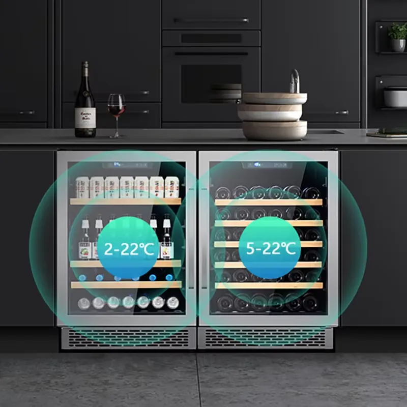 Réfrigérateur à vin 48 bouteil - Wine Beer Dual Zone avis et prix