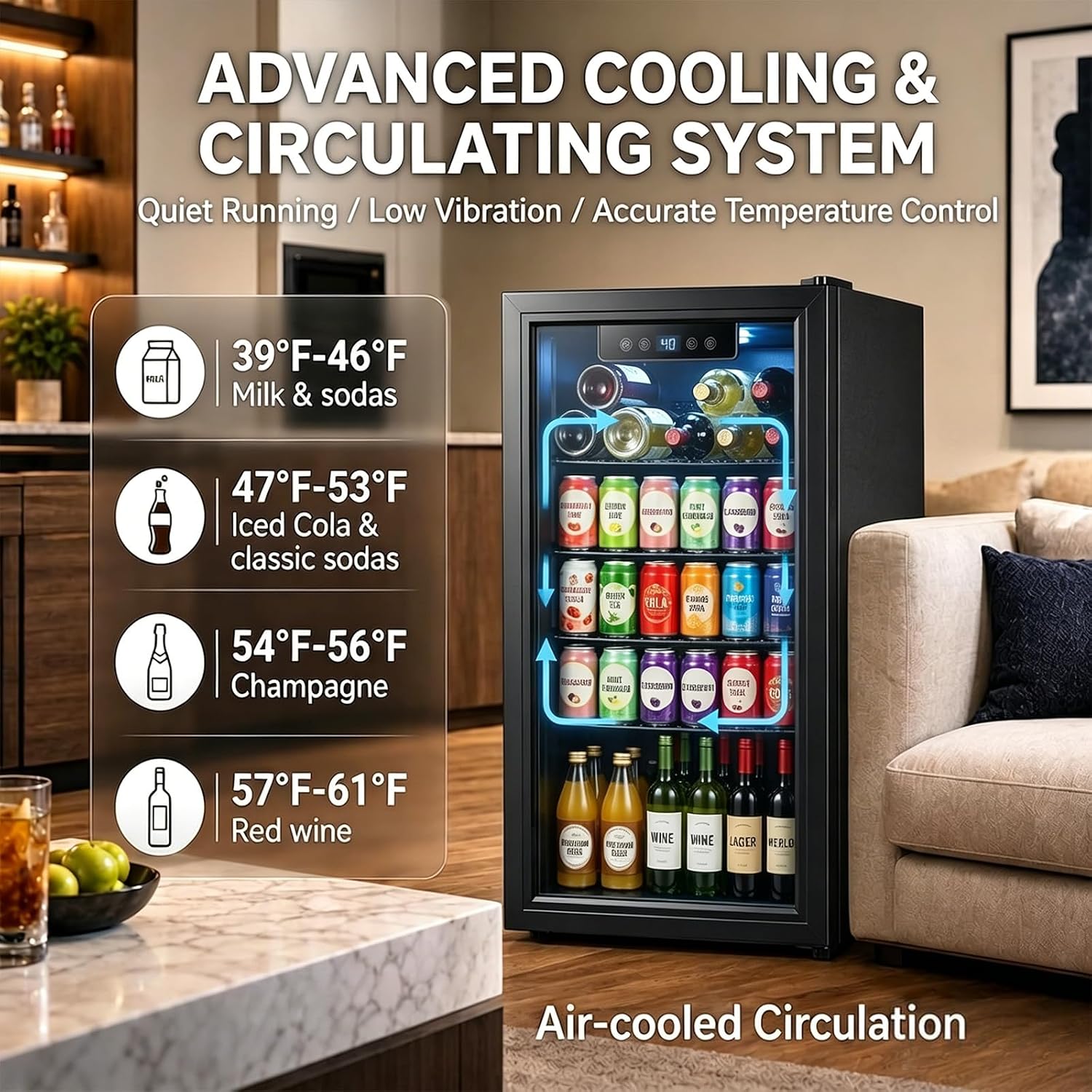 Réfrigérateur à boissons de 3, - Wine Beer Fridge avis et prix