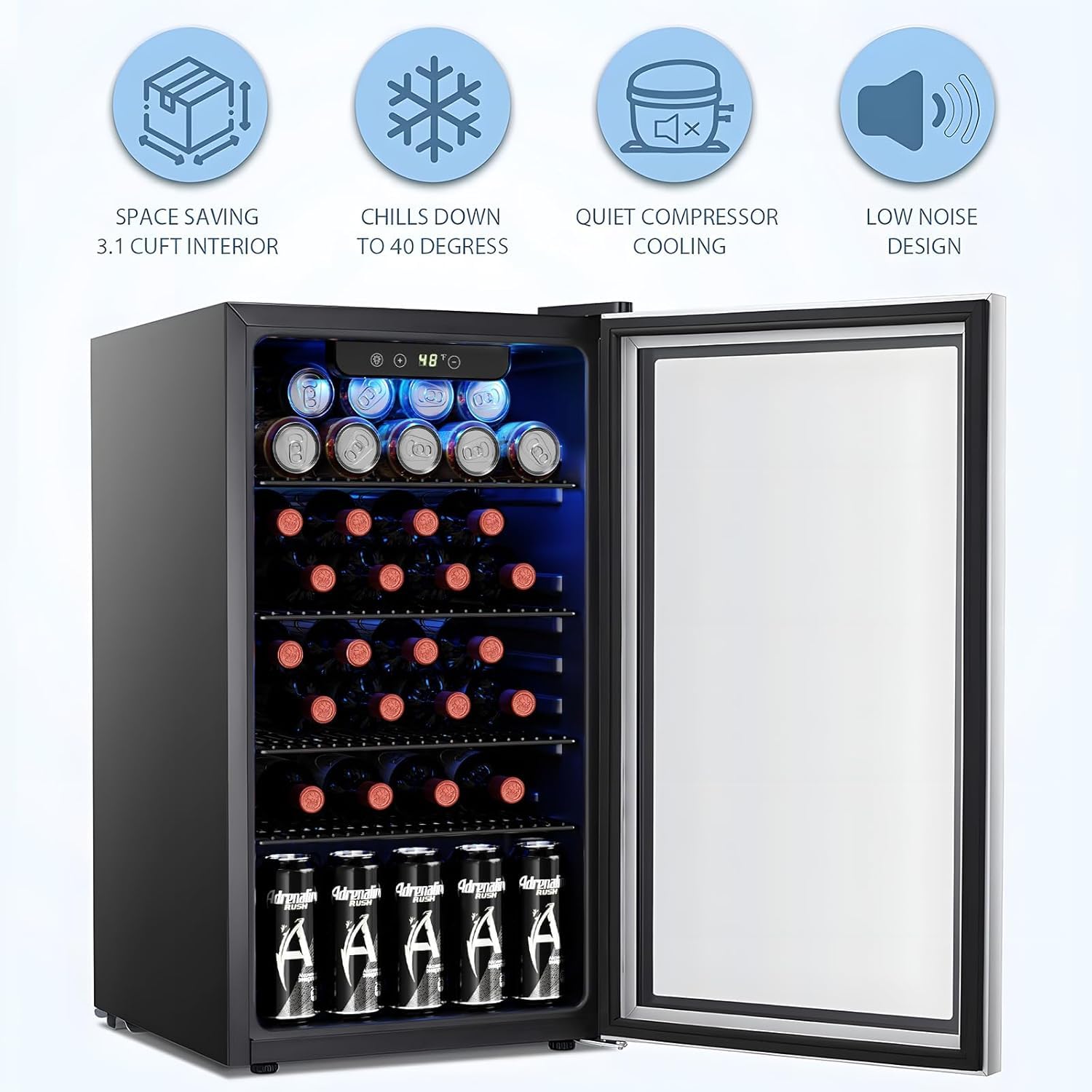 Réfrigérateur à vin / Cave à v - Wine Beer Fridge avis et prix