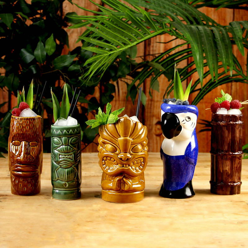 Tasses Tiki Hawaïennes, Tasses - Wine Beer Cocktail avis et prix